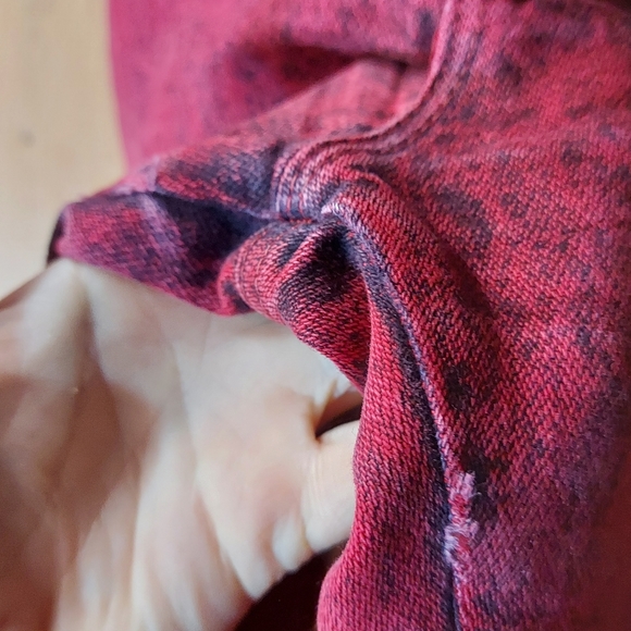 Wrangler Vintage Red Acid Wash Cotton High Rise Western Jeans - Picture 8 of 16